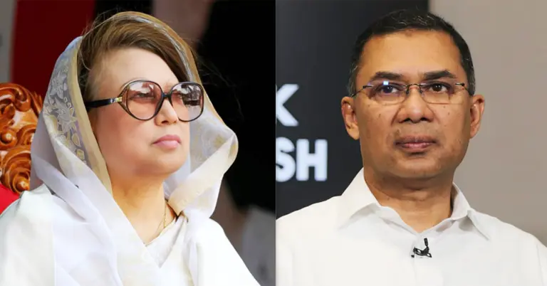 বিএনপি চেয়ারপার্সন খালেদা জিয়া ও ভারপ্রাপ্ত চেয়ারম্যান তারেক রহমান